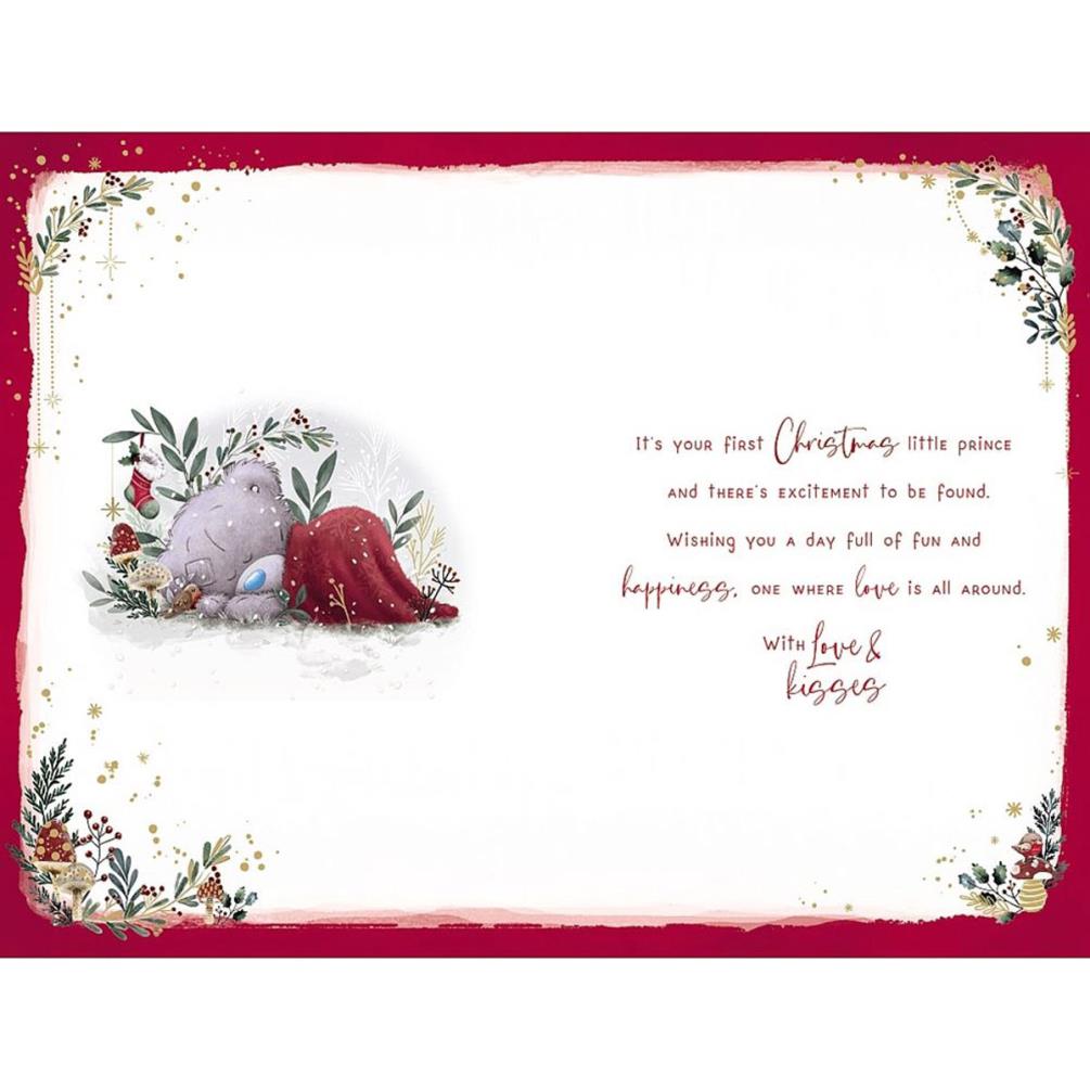 Baby Boy's 1st Christmas Me to You Bear Christmas Card Extra Image 1